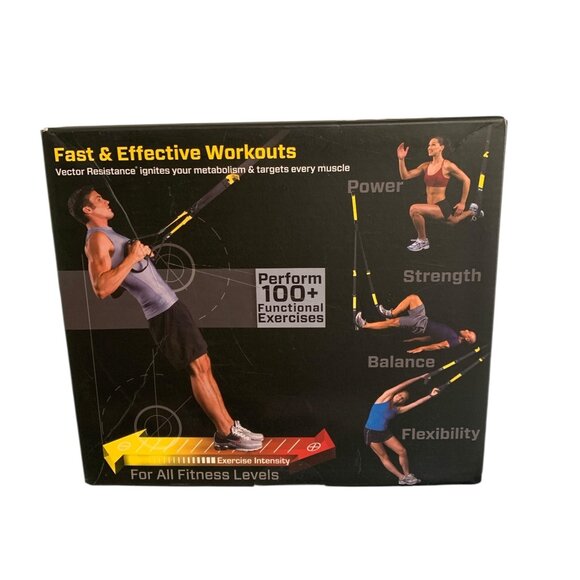 TRX Suspension Trainer Model P2 Basic Training Kit w/ Accessories + Box- New - Picture 16 of 16